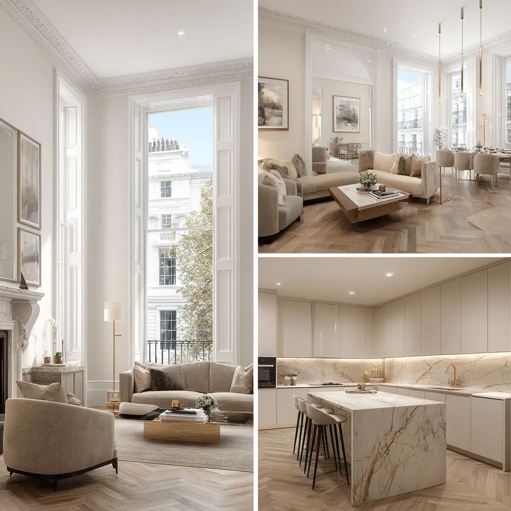 House refurbishment at Pembroke Gardens, Kensington