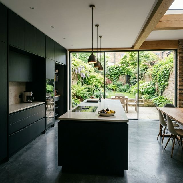 Contemporary Handle-Less in Maida Vale