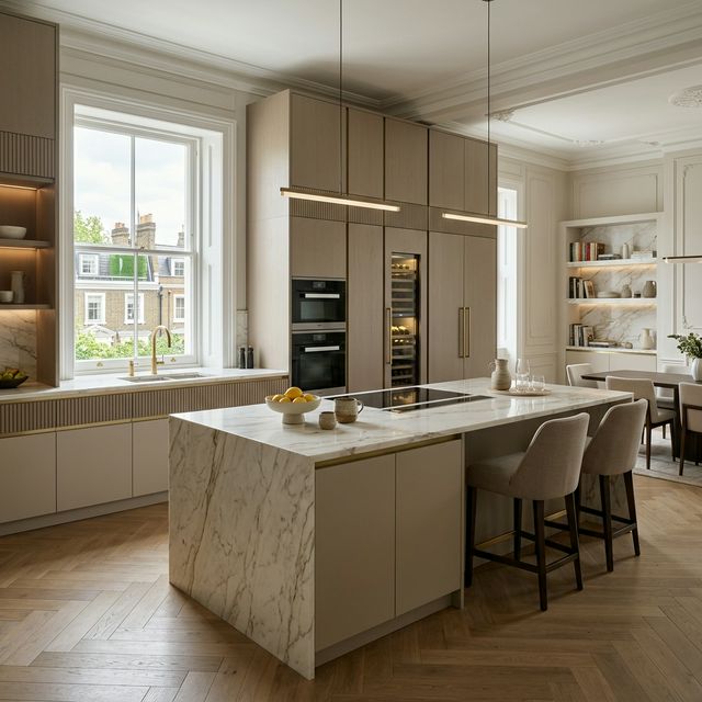 Mansion Flat Kitchen in Maida Vale