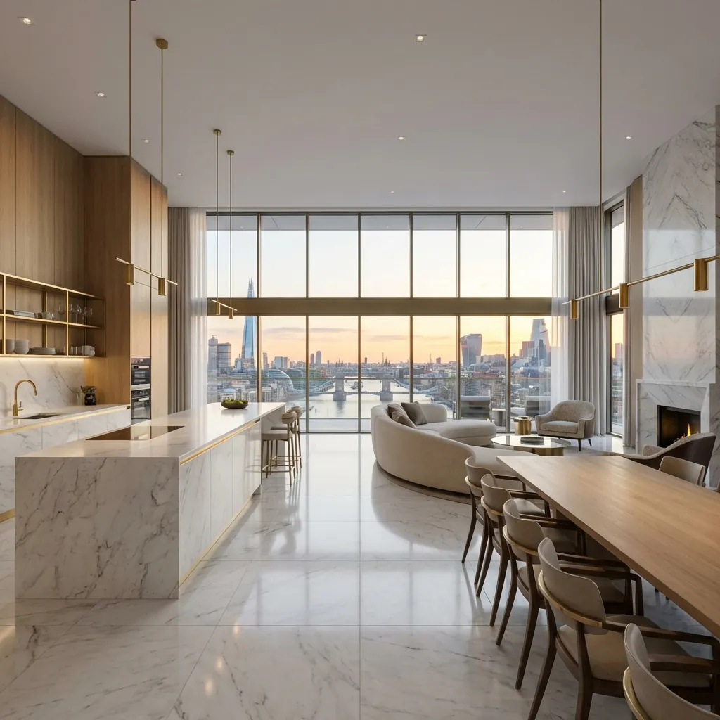 Luxury bathroom interior design
