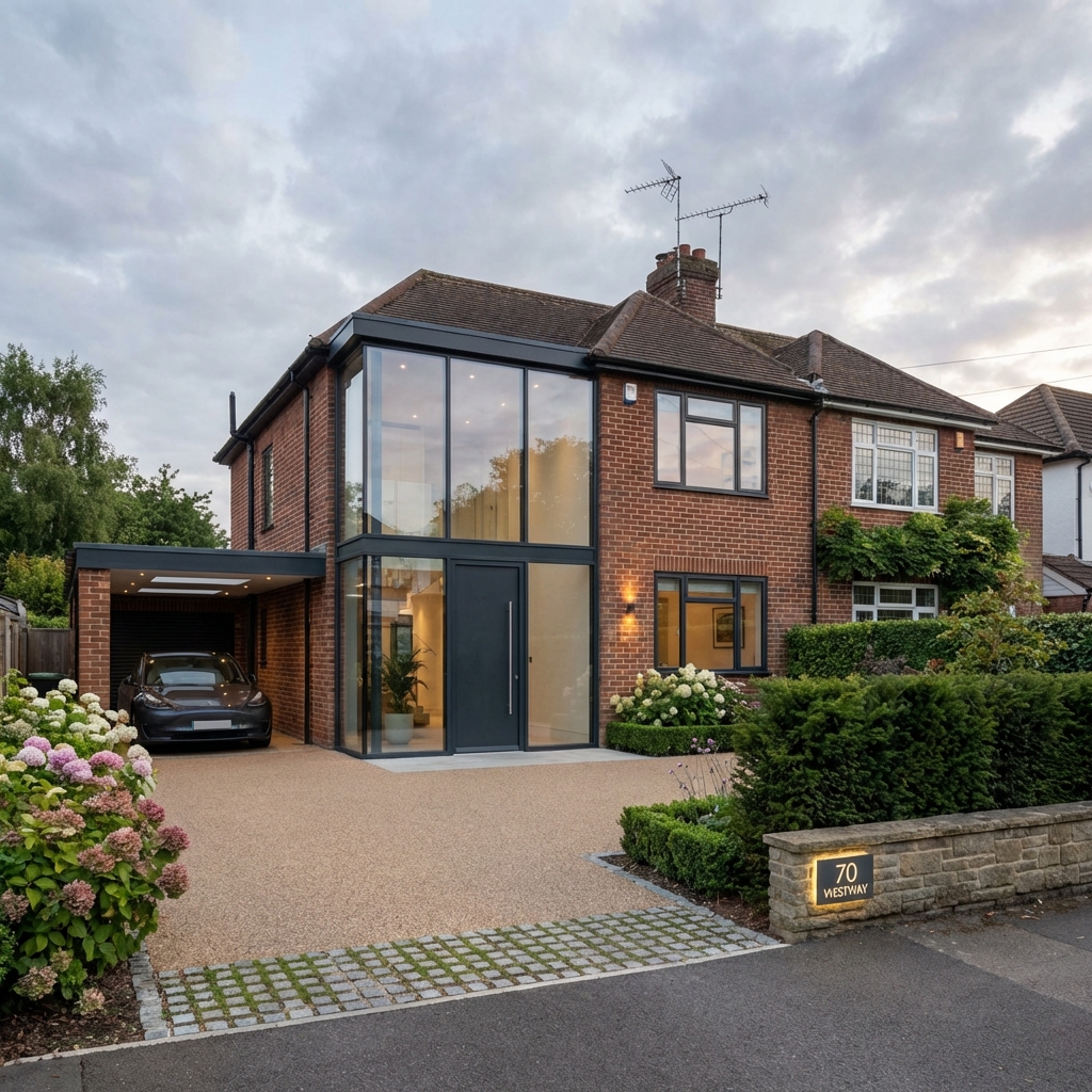 Industrial open-plan kitchen