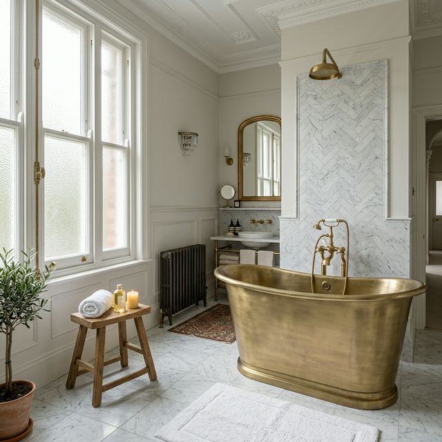 Luxury family bathroom in golders green