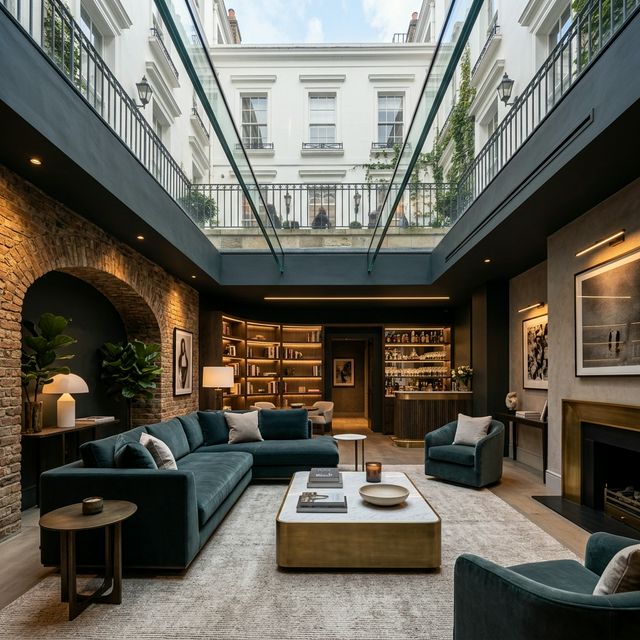 Luxury basement underpinning in knightsbridge