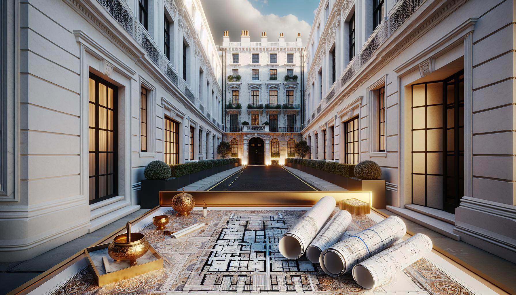 Luxury conservation area planning in lancaster gate