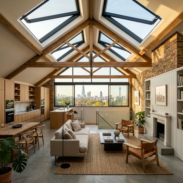 Luxury mansard loft conversion in primrose hill